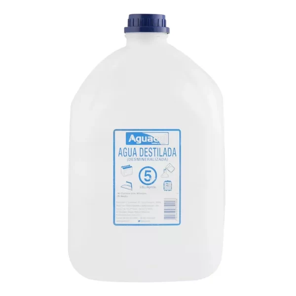AGUA DESMINERALZADA 5 LTS
