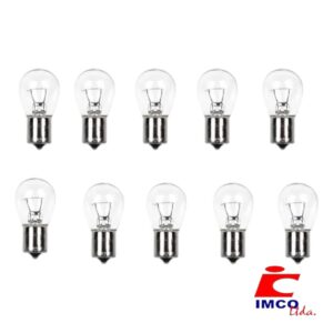 AMPOLLETA EST 1 CONT BLANCA 12V/21W P/P